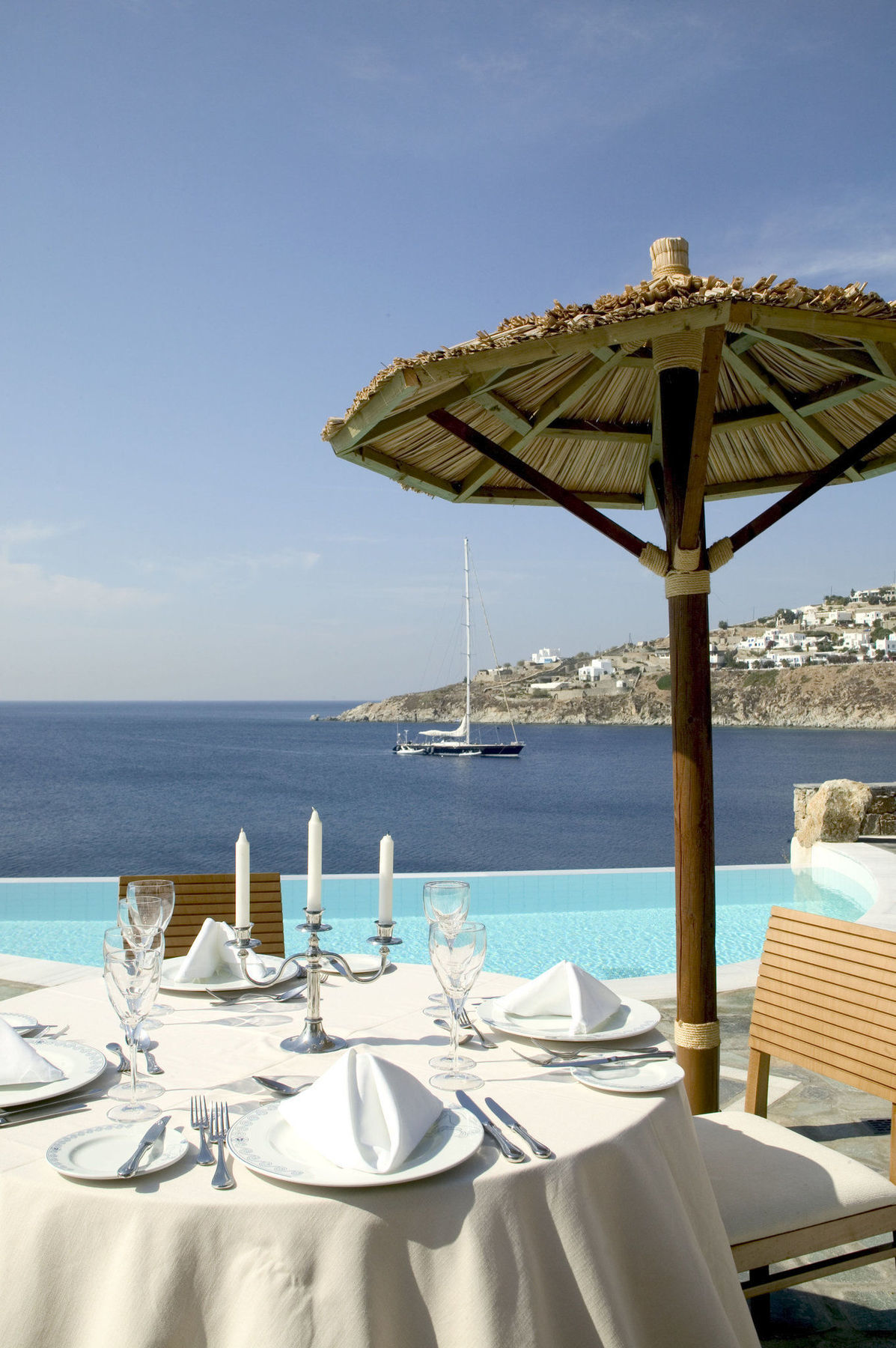 Petasos Beach Resort & Spa - Small Luxury Hotels Of The World Platys Gialos  Restaurant bilde